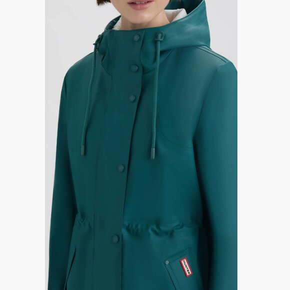 NEW HUNTER Acacia Rubberized Rain Jacket in Deep Ocean for women 825 8m4 - Picture 4 of 10